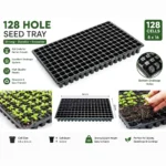 128 hole seed tray for seed germination and nursery seedlings